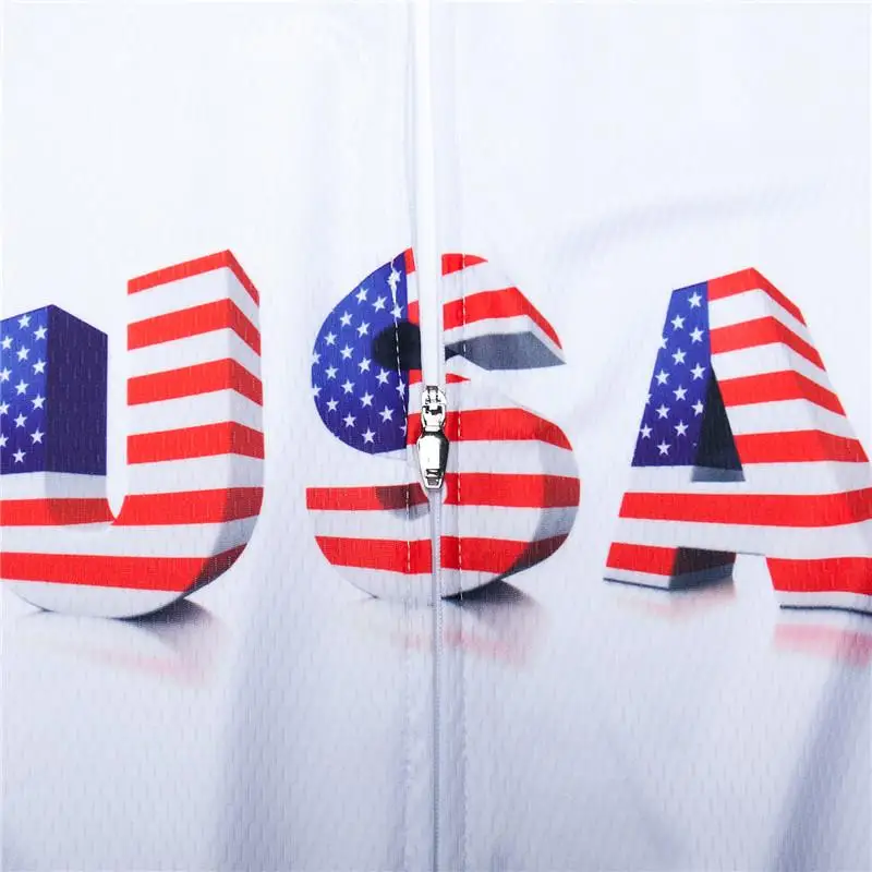 Велосипедный комплект Weimostar 2021 Pro Team USA одежда для велоспорта с длинным рукавом