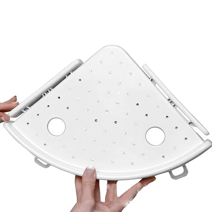 

Полка Qrganizer для ванной комнаты, угловая полка, пластиковая угловая полка для ванной, настенный держатель для хранения душа, держатель для шампуня