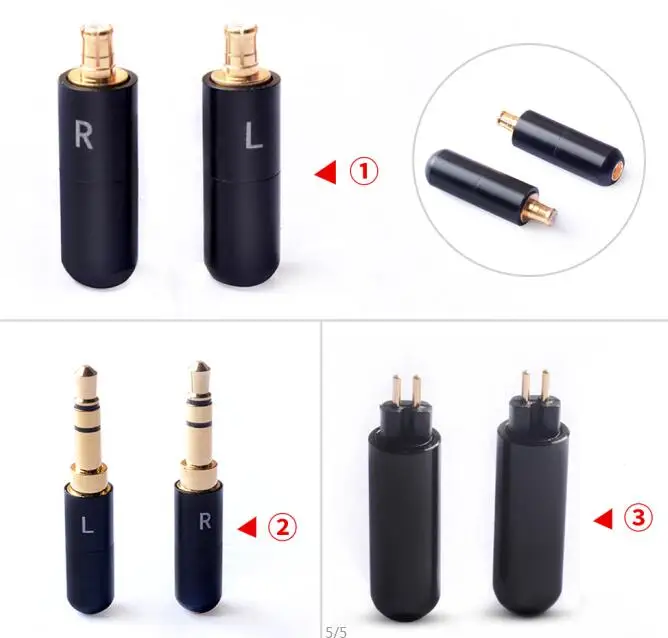 Okcsc интерфейсом Mmcx отсоединяется до 0 .78 2pin /A2dc /3 .5 мм Jack Интерфейс адаптер Hi Fi