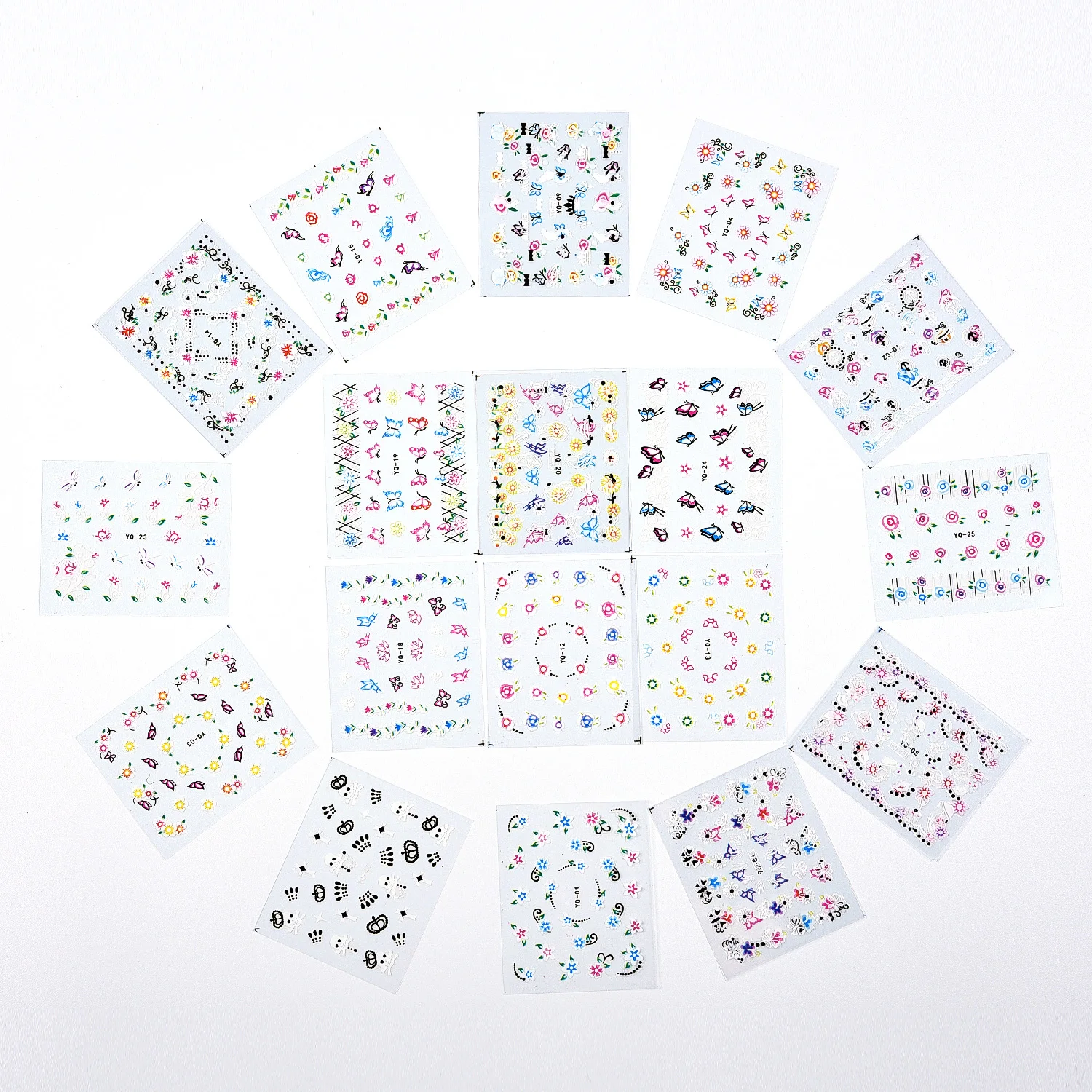 Flowers Pattern Nail Stamping Plates Leaves Image Painting Art Stencil Template Manicure Stamp Tools | Красота и здоровье