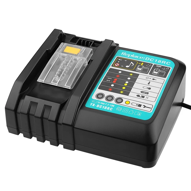 Новое литий ионное зарядное устройство 3A зарядный ток для Makita 14 4 в 18 Bl1830 Bl1430 Dc18Rc