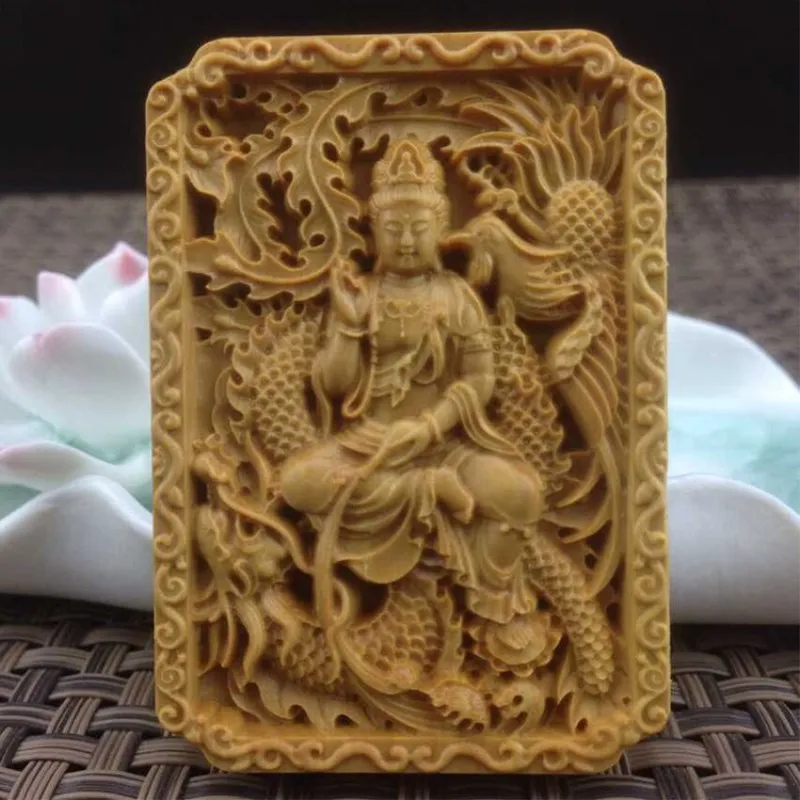 Оптовая продажа 2 шт./лот Гуаньинь Бодхисаттва ремесло ручной работы резьба