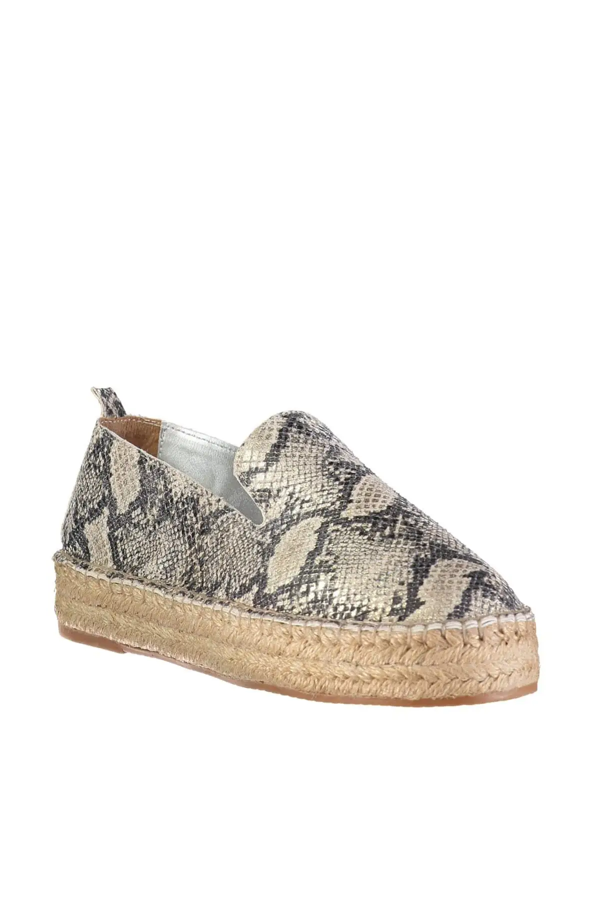 Trendyol бежевый Змеиный узор для женщин Espadril TAKSS19EE0010|Обувь без каблука| |