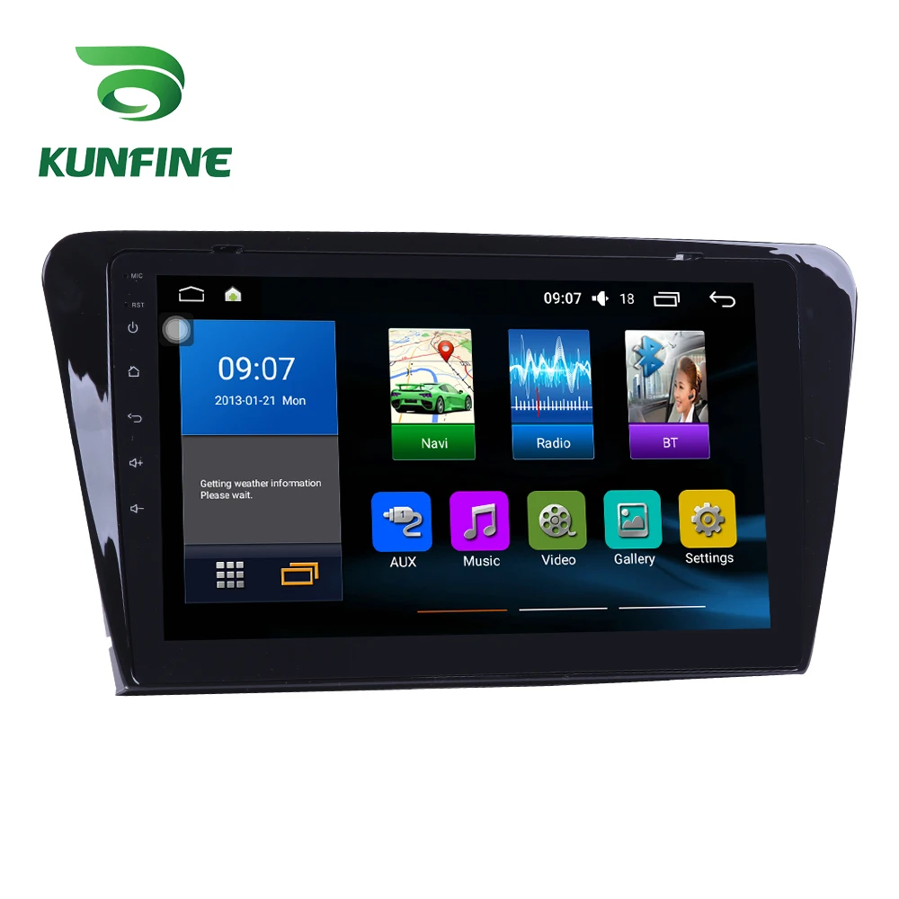 Восьмиядерный 1024*600 Android 8 1 автомобильный DVD GPS навигационный плеер Deckless стерео для
