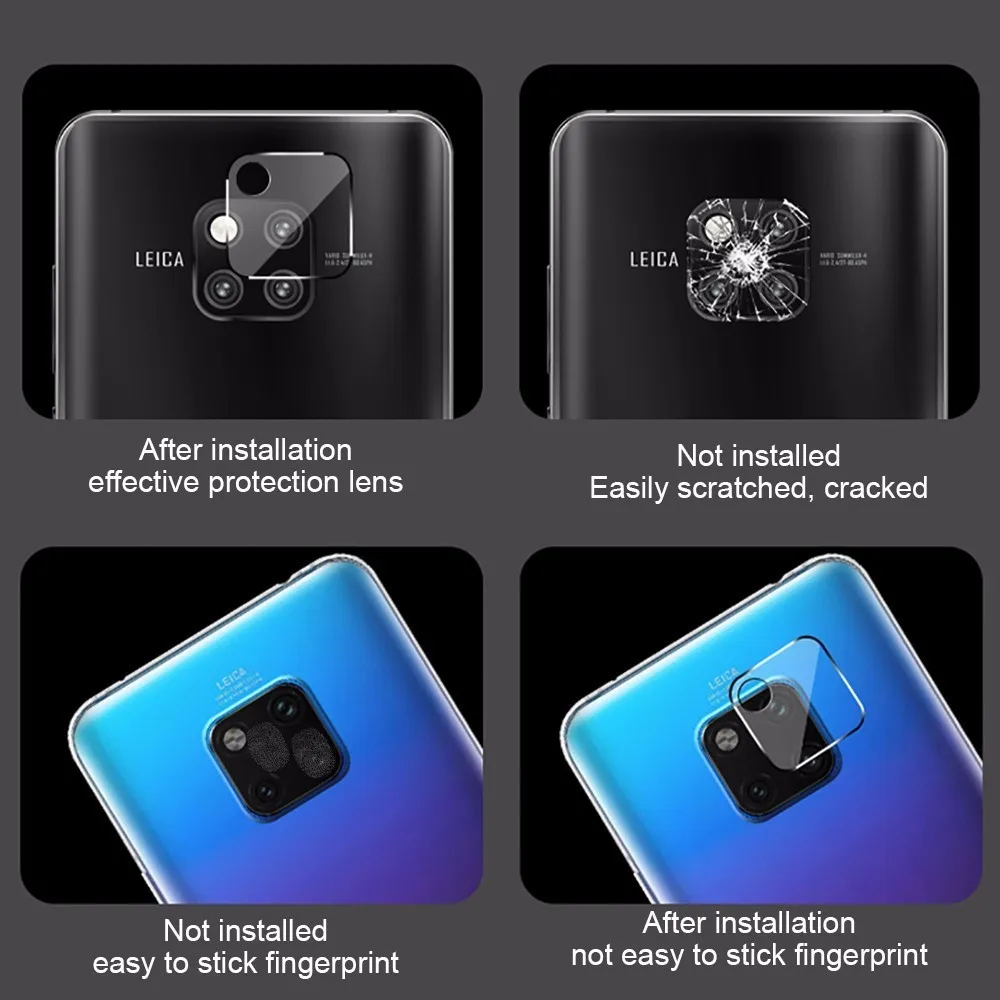 Защитное стекло для задней камеры 2 шт. Huawei Mate 20 Pro 10 Lite P20 Honor 8X 9 25D | Мобильные
