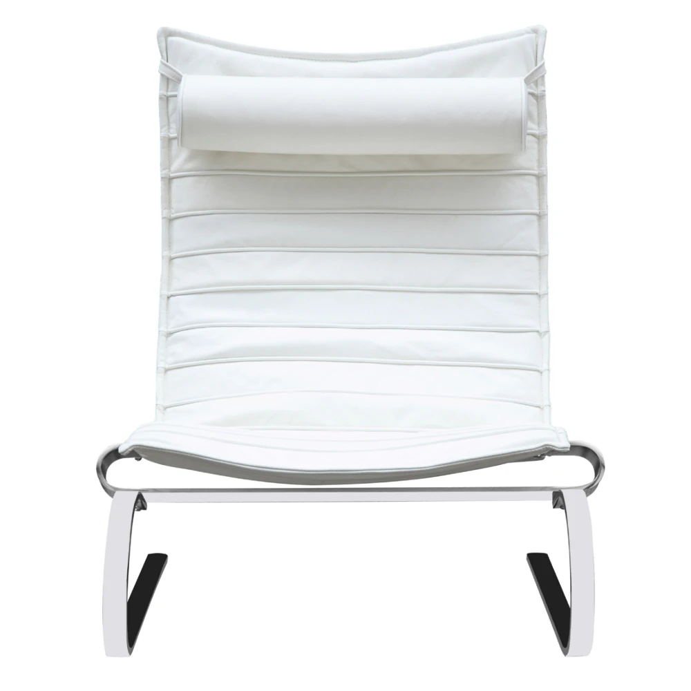 Fine Mod Imports Pika 20 Lounge Chair White | Chaise