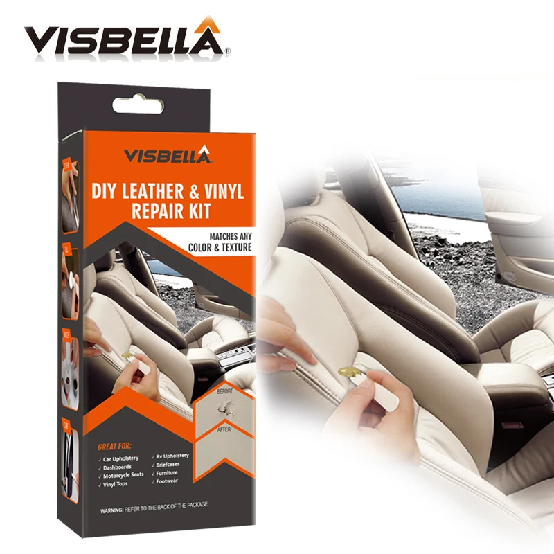 Visbella 48 шт. жидкая кожа DIY виниловые инструменты для восстановления кожи Набор