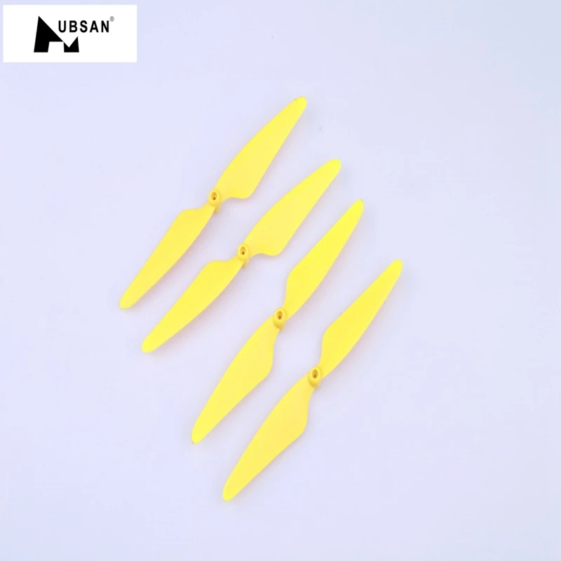 Квадрокоптер Hubsan H502S H507A H216A запасные части желтый пропеллер для радиоуправляемых