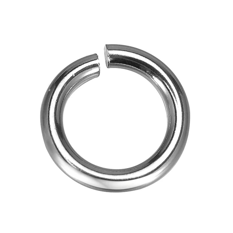 

Lovely 200PCs Silver Color Stainless Steel Open Jump Rings 9mm x 1.5mm (B18885)