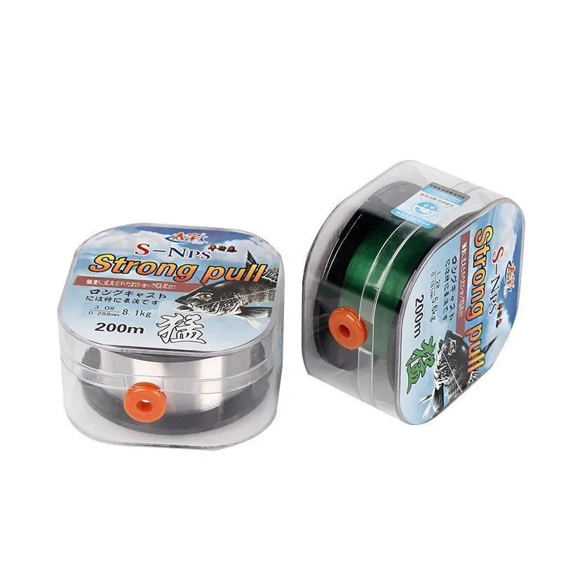 

200M Japan Fluorocarbon Coating Fishing Line White Green Brown Sinking Abrasion Resistance Freshwater Rope Fishing lines