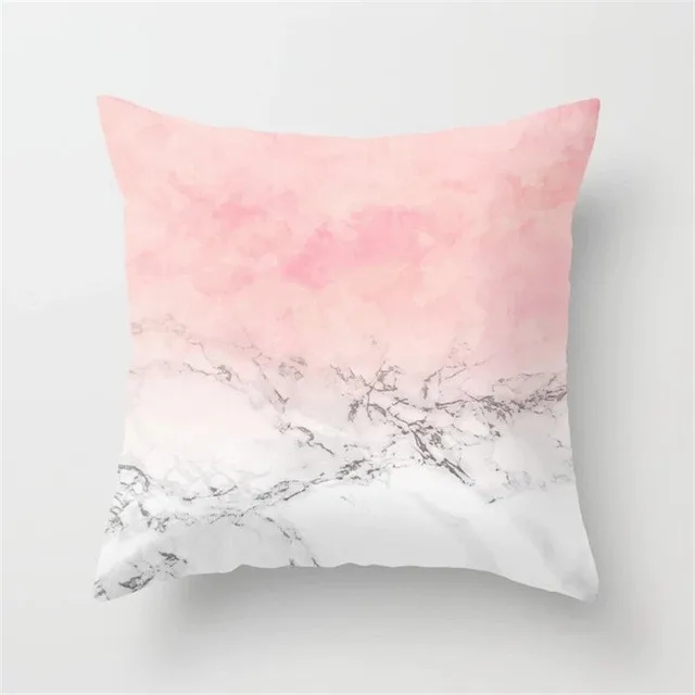 Ns European marble geometry with peach nap customized sofa cushion | Дом и сад