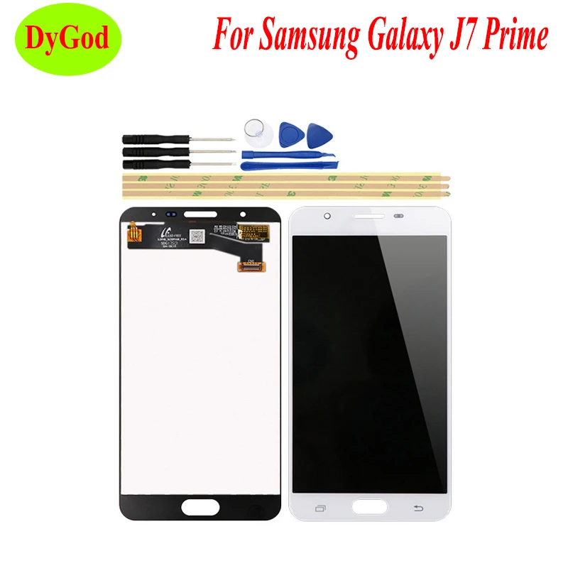 OLED дисплей 5 дюйма для Samsung Galaxy J7 Prime G610 G610F ЖК сенсорный экран полный