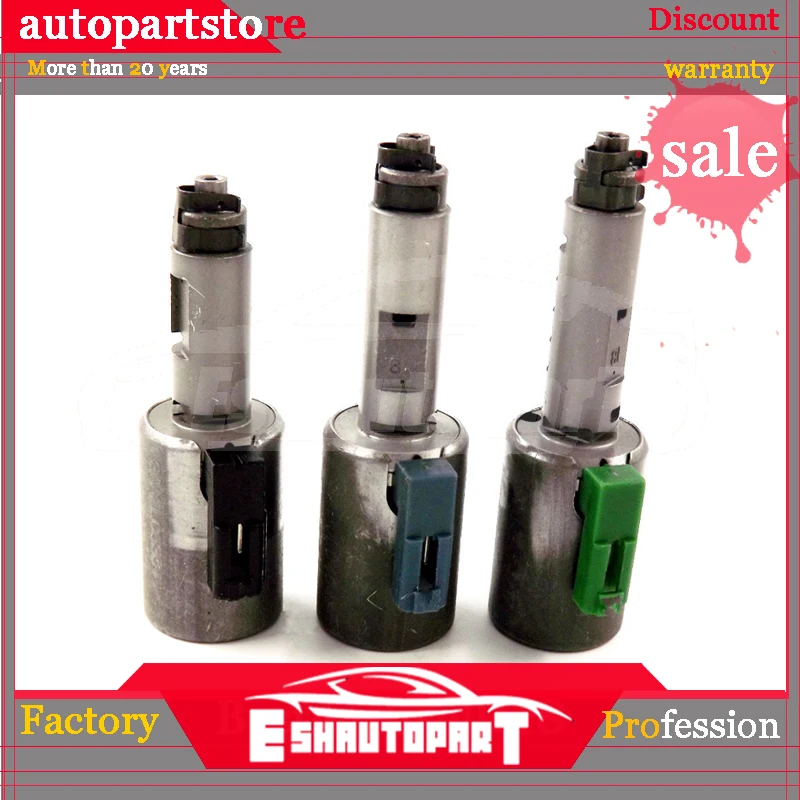 AW 55 50SN 51SN AF33 Линейный электромагнитный набор 3 шт. для Volvo S60 SAAB EQUINOX Nissan Altima Maxima Quest