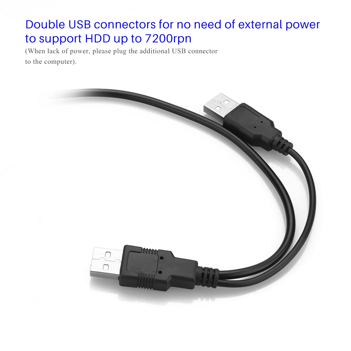 FORNORM двойной USB Кабель адаптер для 2 5 &quotSATA жестких дисков 3 0 SATA 15 + 7 Pin к