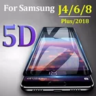 5d закаленное стекло для защиты экрана для samsung galaxy j4 j6 plus 2018, стекло на sansun j4plus j6plus j 4 6 4j 6j + пленка 9H