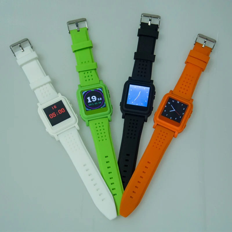 Фото Часы mp4 watch 4G или 8 ГБ, музыка, видео, фото, электронная книга txt, часы для студентов с аварийной кнопкой №4
