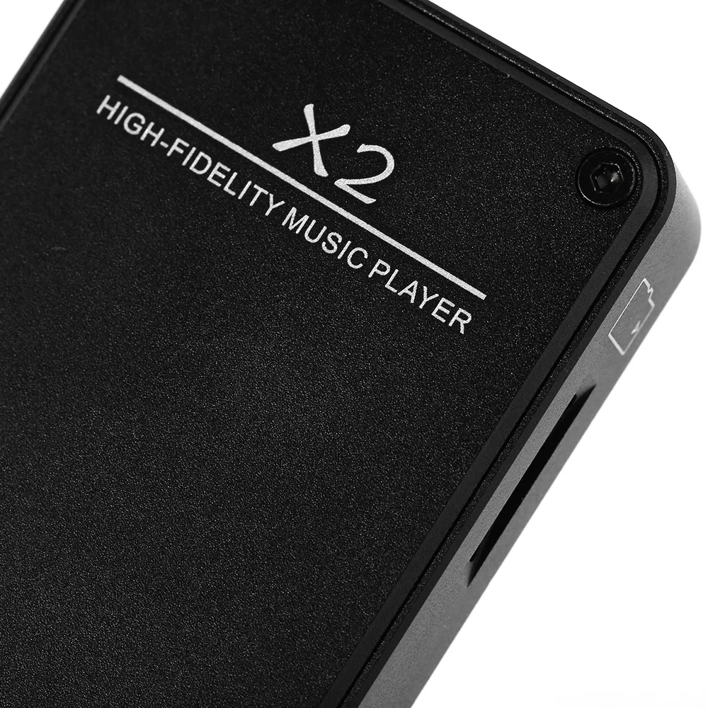 XDuoo X2 HiFi Цифровой аудио плеер MP3 MP4 с 0 96 дюймовым oled экраном TF слот для карт корпус