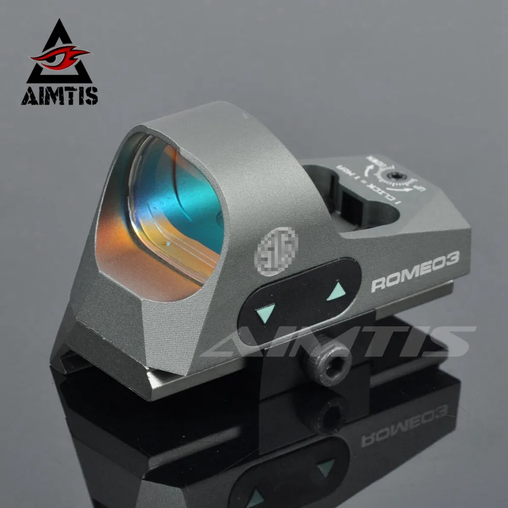 AIMTIS ROMEO3 1x25 мини рефлекторный прицел 3 MOA Dot Scope Picatinny QD Крепление тактический