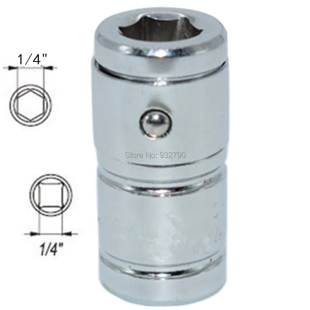 

Переходник с привода 1/4 дюйма на 1/4 дюйма для шестигранного ударного отвертки