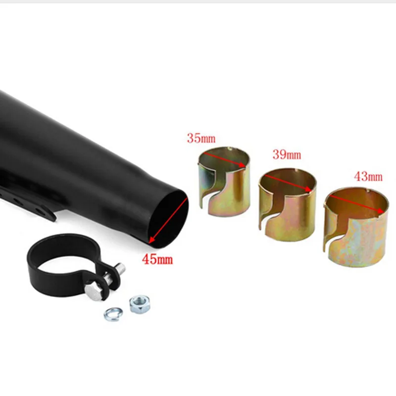 445 мм мотоцикл глушитель для выхлопной трубы Хвостовая труба с DB Killer slip on 35 43