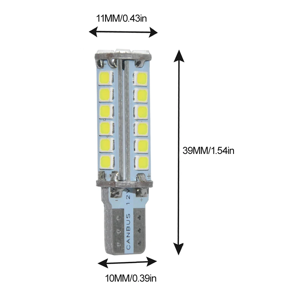 1 шт. T10 Canbus светодиодный сигнальная Лампа 194 W5W 28 SMD 2835 авто светильник лампа без
