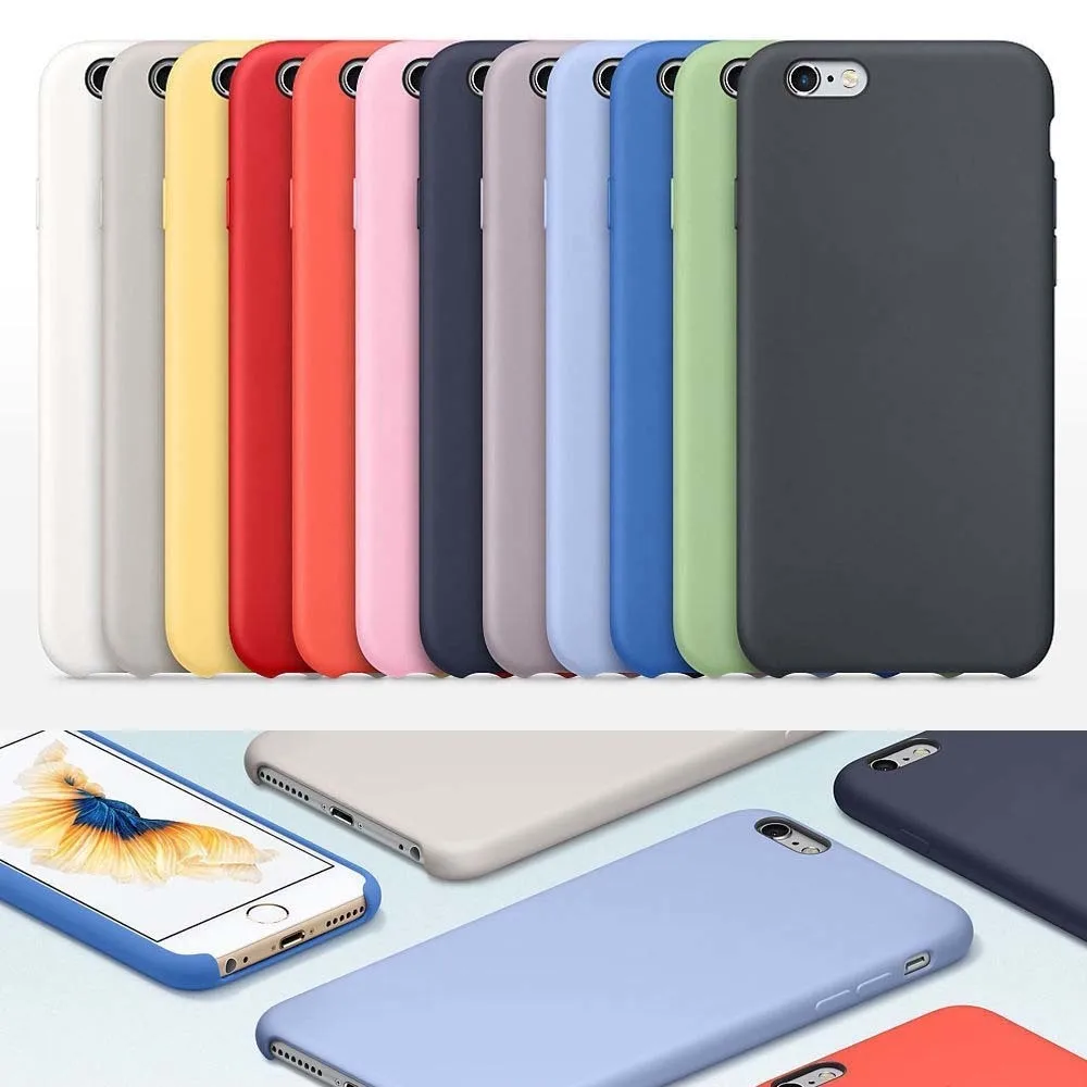 Чехол для Телефона 7 оригинальный официальный силиконовый чехол Iphone X Xs MAX XR Apple 8 6