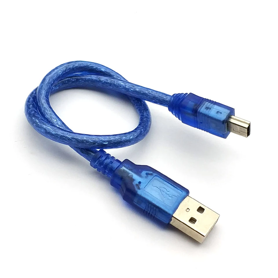 Короткий Удлинительный Кабель USB 2 0 A папа-мини 5-контактный B папа