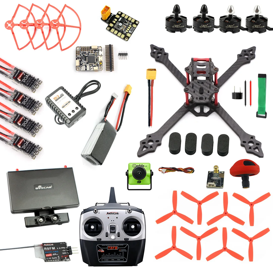XSR220 220 мм 2 4G 8CH RC гоночный Дрон Бесщеточный 3S Квадрокоптер монитор Betaflight F4 Pro V2 V3 Caddx