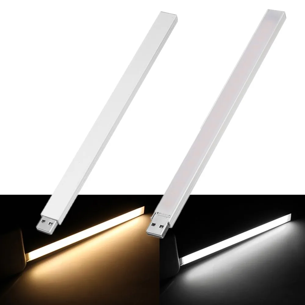 CLAITE 21 см Светодиодная жесткая полоса света USB 4 5 Вт SMD5730 T ouch переключатель плавное