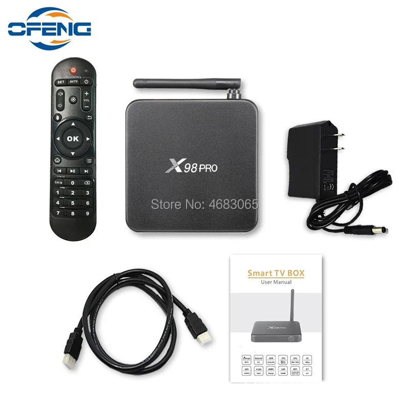 Приставка Смарт ТВ X98 PRO 3 + 32 ГБ Android 7 1 Amlogic S912 8 ядер 2 4/5 ГГц Wi Fi 4K|ТВ-приставки и