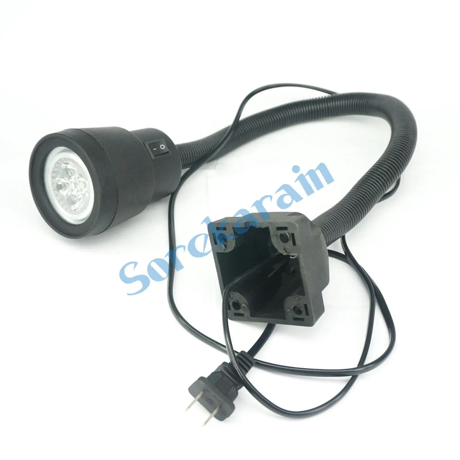

12/24/36/220V 3/4/5/6/9W LED Lamp CNC Mill Lathe Industrial Machine Tool Lights Screw Fix Resin Plastic and Metal Hose
