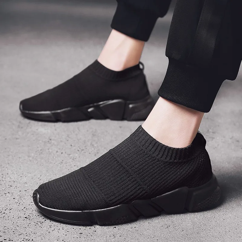 Thin Shoes Summer Breathable For Men Sneaker Teen Casual Without Lace Trend 2019 Fashion Socks Tenis Masculino |