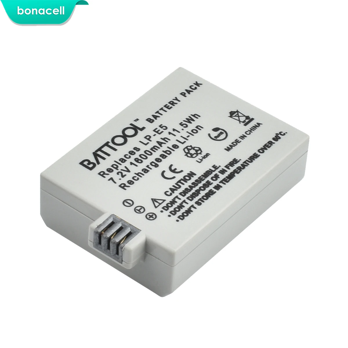 Bonacell 7 2 V 1600 мА/ч LP-E5 LPE5 LP E5 Камера Батарея для цифровой однообъективной зеркальной