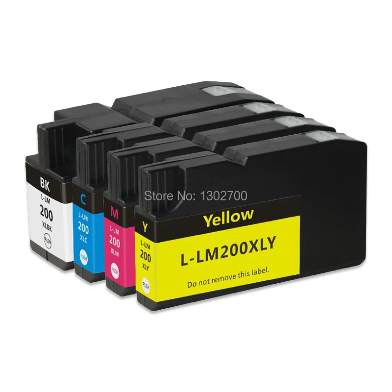 4 шт. 200XL 200 XL KCMY 14L0174 14L0175 14L0176 14L0177 картридж с чернилами для Lexmark OfficeEdge Pro 4000 4000c 5500 т