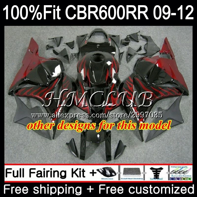 Инъекции для HONDA CBR 600RR CBR600RR глянцевый черный 2009 2010 2011 2012 82h5 CBR600 RR 600F5 600 F5 09 10 11 12