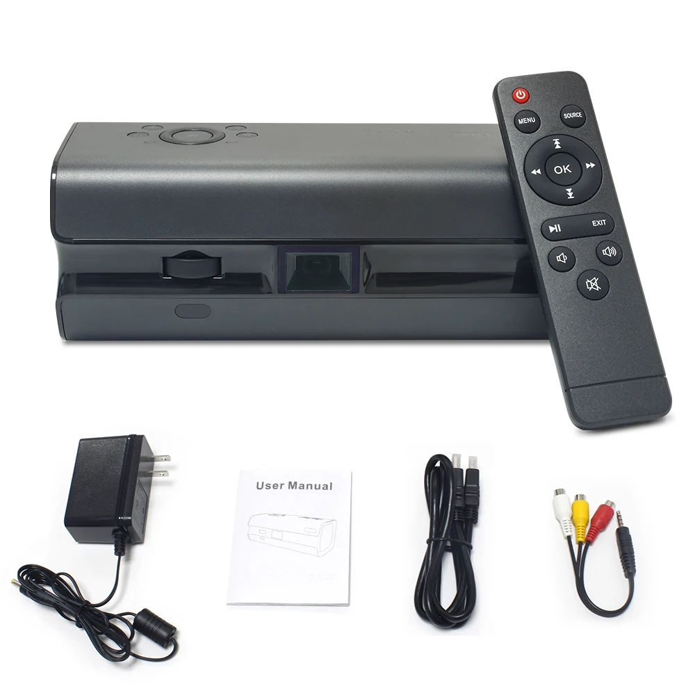 Touyinger K1 DLP Мини карманный проектор 350 ANSI люмен портативный смартфон домашний
