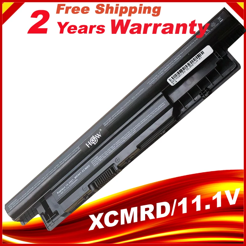 Аккумулятор для ноутбука Inspiron 15 (3521) 15R (5521) N121Y V1YJ7 W6XNM XRDW2 312 1390 49VTP 68DTP 6KP1N 8TT5W FW1MN