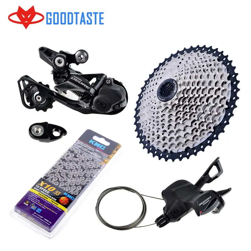 Microshift для Shimano Deore M6000 Группа Комплект Mtb горный велосипед 1x10 скорость 11 42 T Schaltwerk