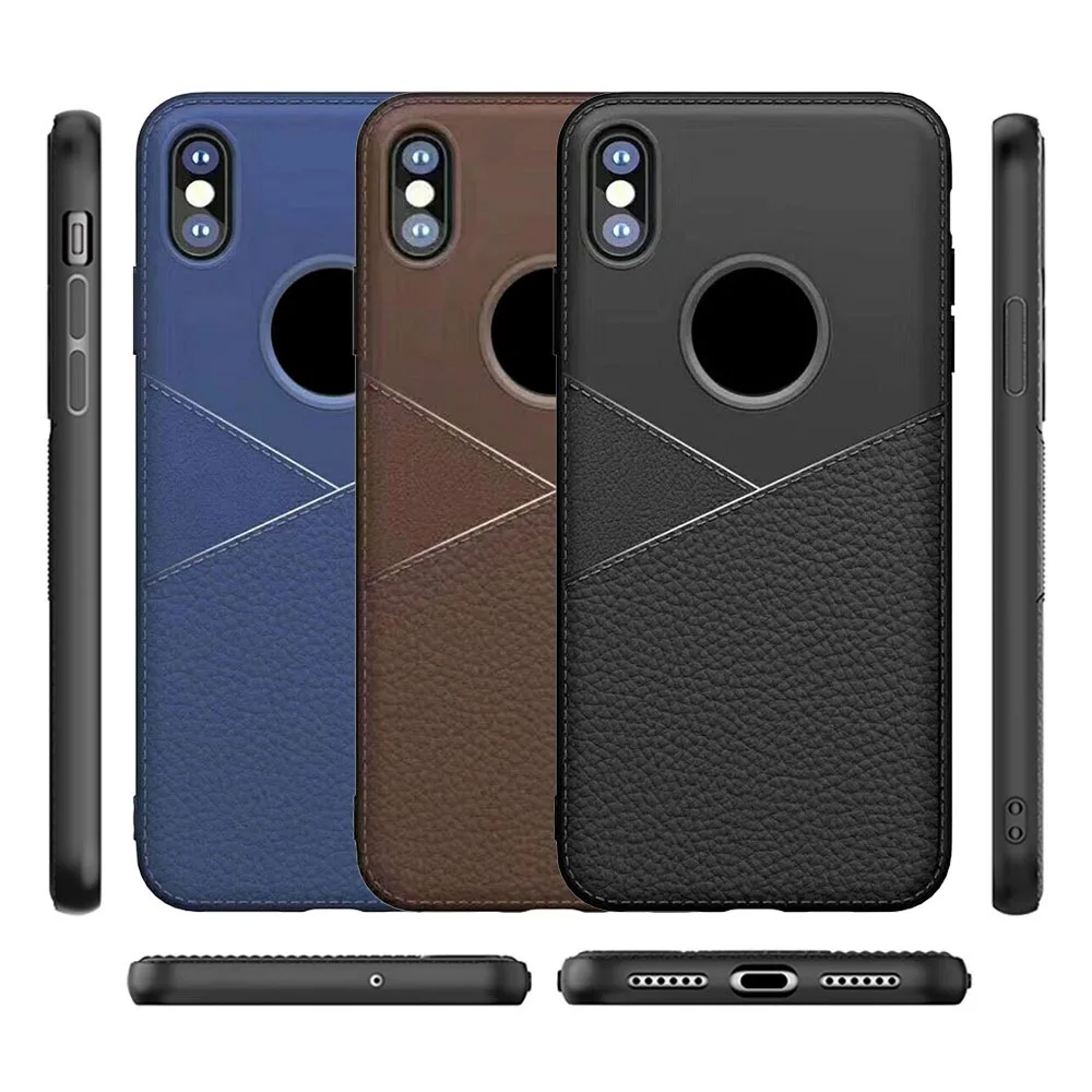 Кожаный чехол KISSCASE для iPhone X XS XR MAX модные деловые Чехлы 6 6s 7 8 Plus задняя крышка |