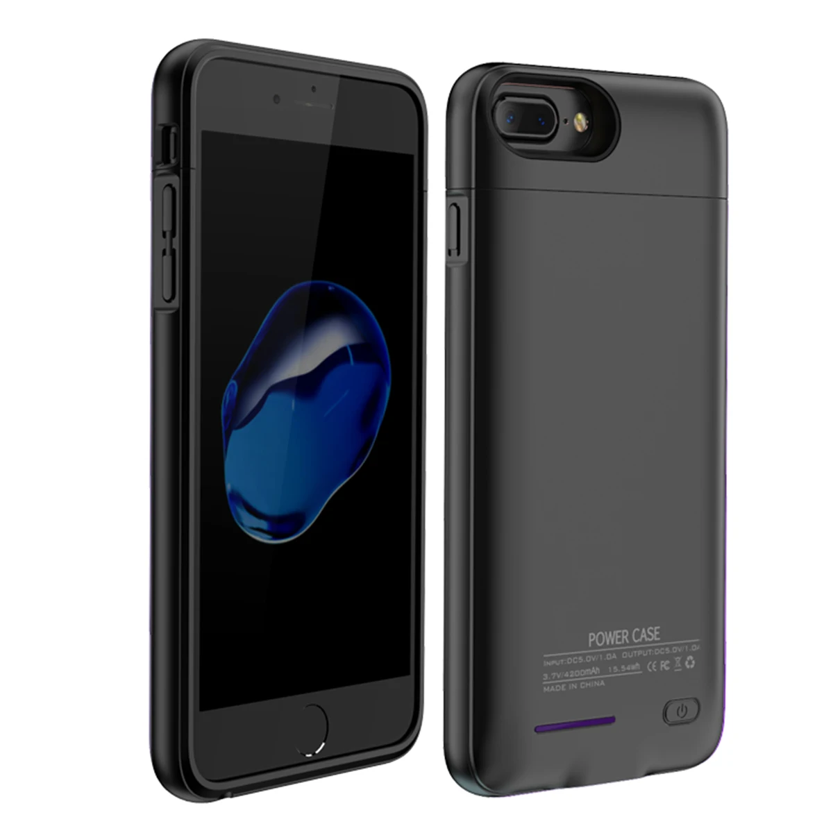 CASEWIN Батарея Зарядное устройство чехол для iPhone 6 Plus/6S Plus/7 Plus/8 плюс 4200 мАч Мощность
