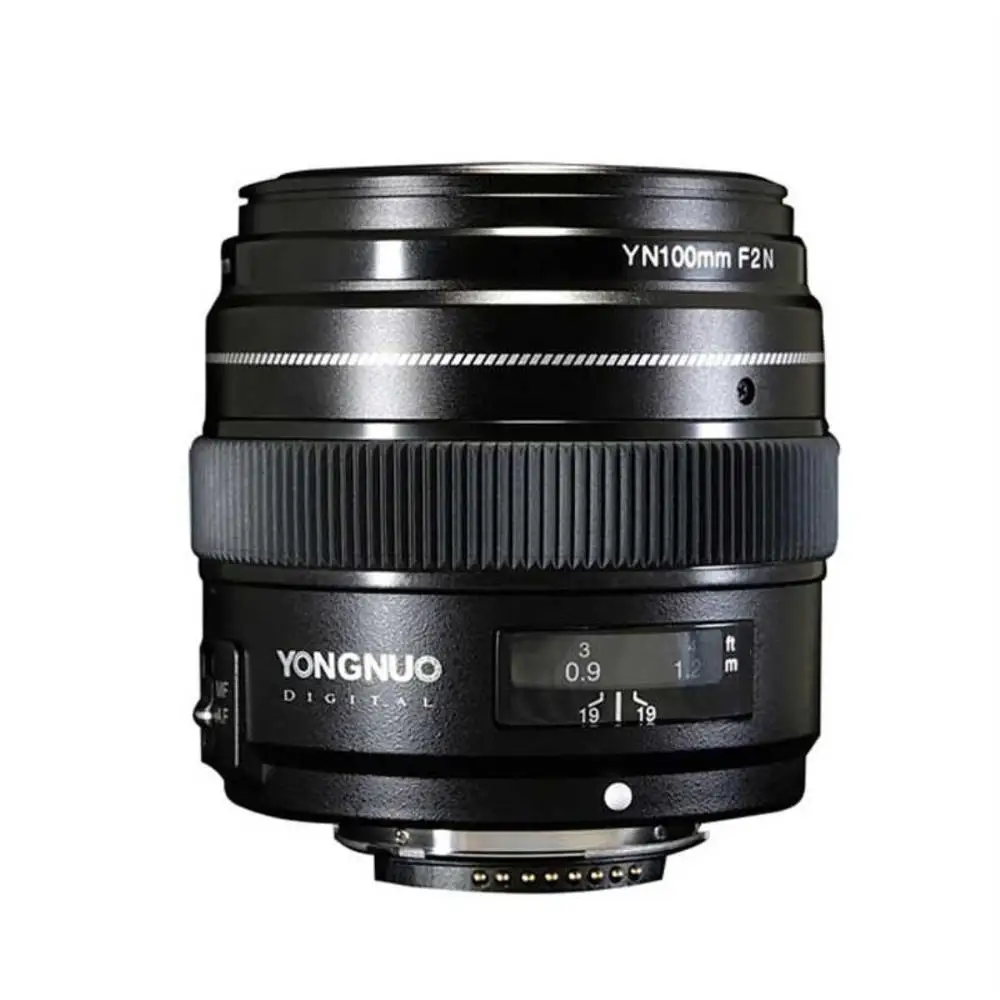 Объектив Yongnuo 100 мм F2 с большой апертурой AF/MF средний телеобъектив YN для Nikon D7200 D7100