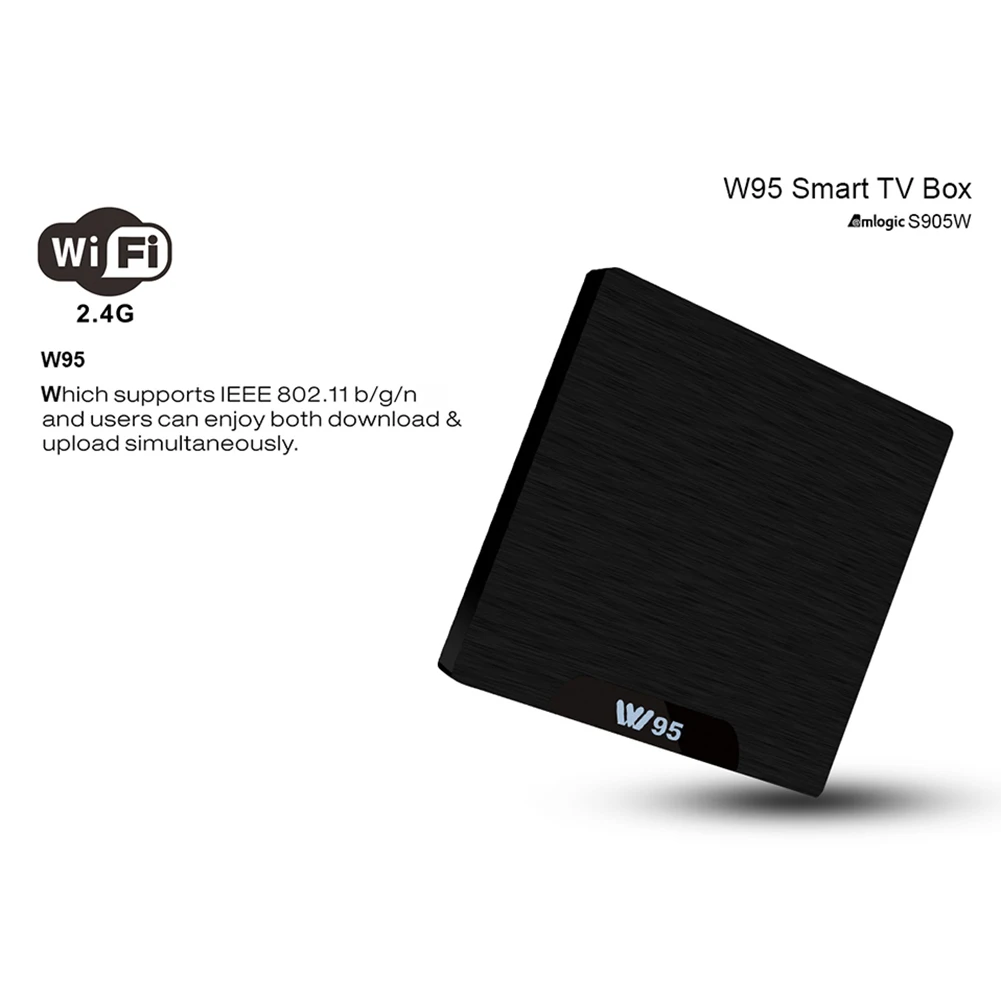 Beelink W95 ТВ-приставка Android 7 1 Amlogic S905W четырехъядерный Rom телеприставка 2 4G Wifi Hdmi 0 3D H.265