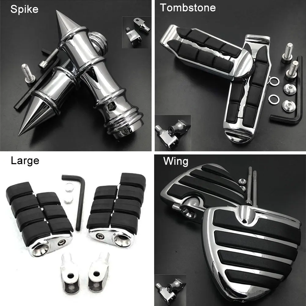 

Колышки для ног передние резиновые для 96-04 Honda Magna 750 VF750C / 96-07 Shadow VLX 600 VT600C CD Deluxe