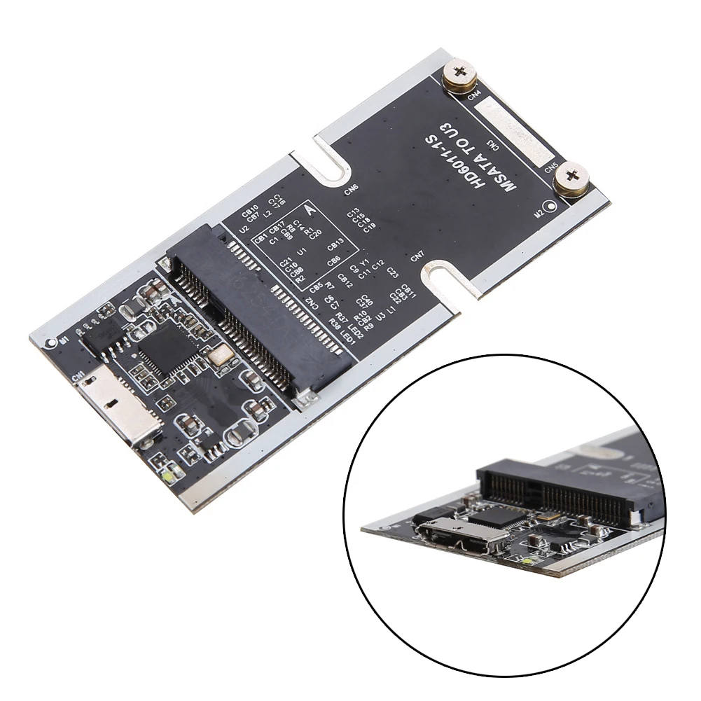 MSATA SSD к USB 3 0 Супер Скоростной адаптер карточка твердотельный накопитель
