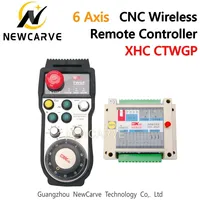XHC CNC Wireless Remote Controller Pendant FANUC /MPG Manual Pulse Generator ATWGP CTWGP For 6 Axis CNC Router NEWCARVE