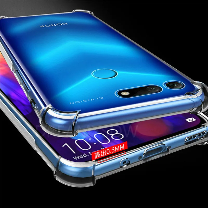 Мягкий ТПУ противоударный чехол с подушкой безопасности для huawei P Smart Y7 Pro P30 P20 Nova 4E 4 Honor 7A 7C 5,7 5,99 8X 8C 8A 10lite задняя крышка