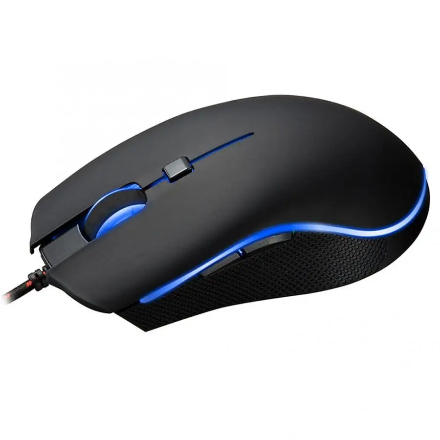 Motospeed V40 4000 точек/дюйм игровая мышь быстрая реакция USB с RGB подсветкой на