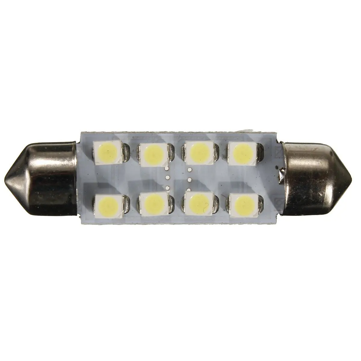 10 x белый 42 мм 1210 SMD 8 LED DC 12 V номерной знак света|Светодиодные лампы и трубки| |