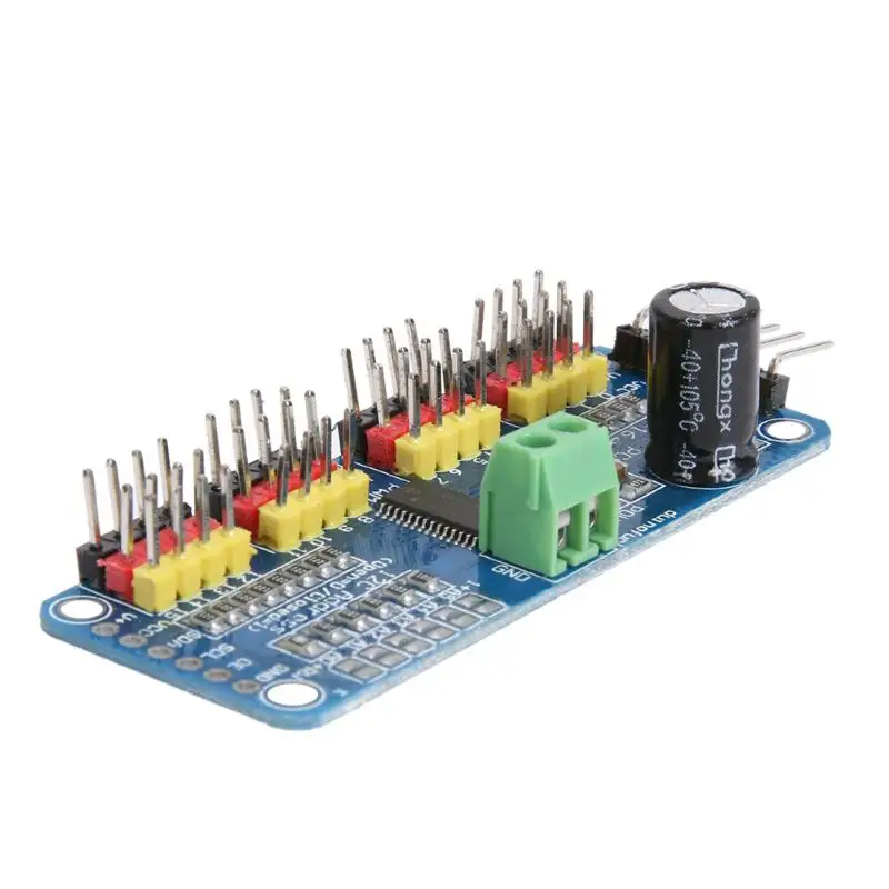 PWM/Servo/Drive Plate 16 Channel PWM Controller IIC Port for Arduino Robot | Электроника