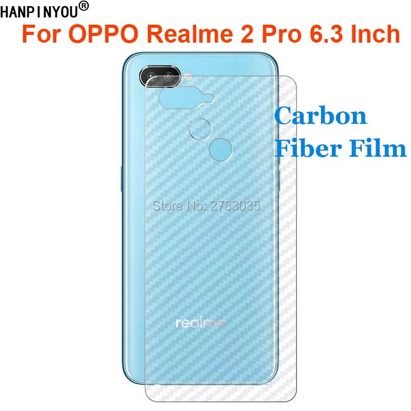 Для OPPO Realme 2 Pro 2pro 6 3 &quotпрочная 3D Защитная пленка для задней панели из углеродного